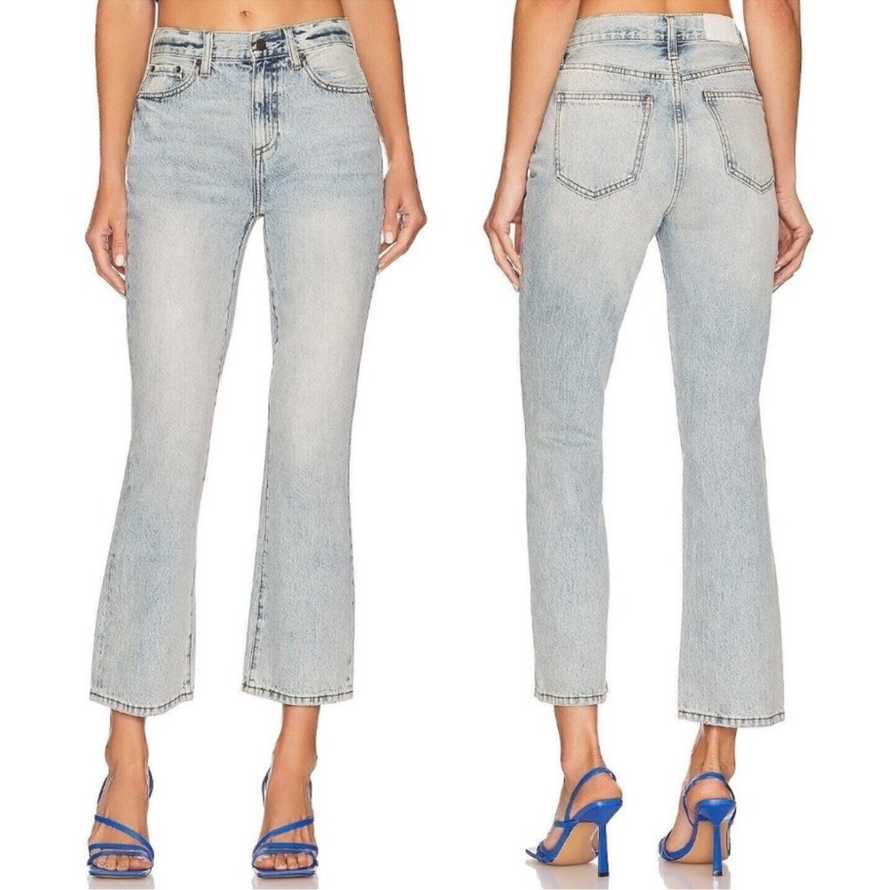 Revolve Pistola Lennon High Rise Cropped Boot Jeans in St. Tropez Size 29 NWT -